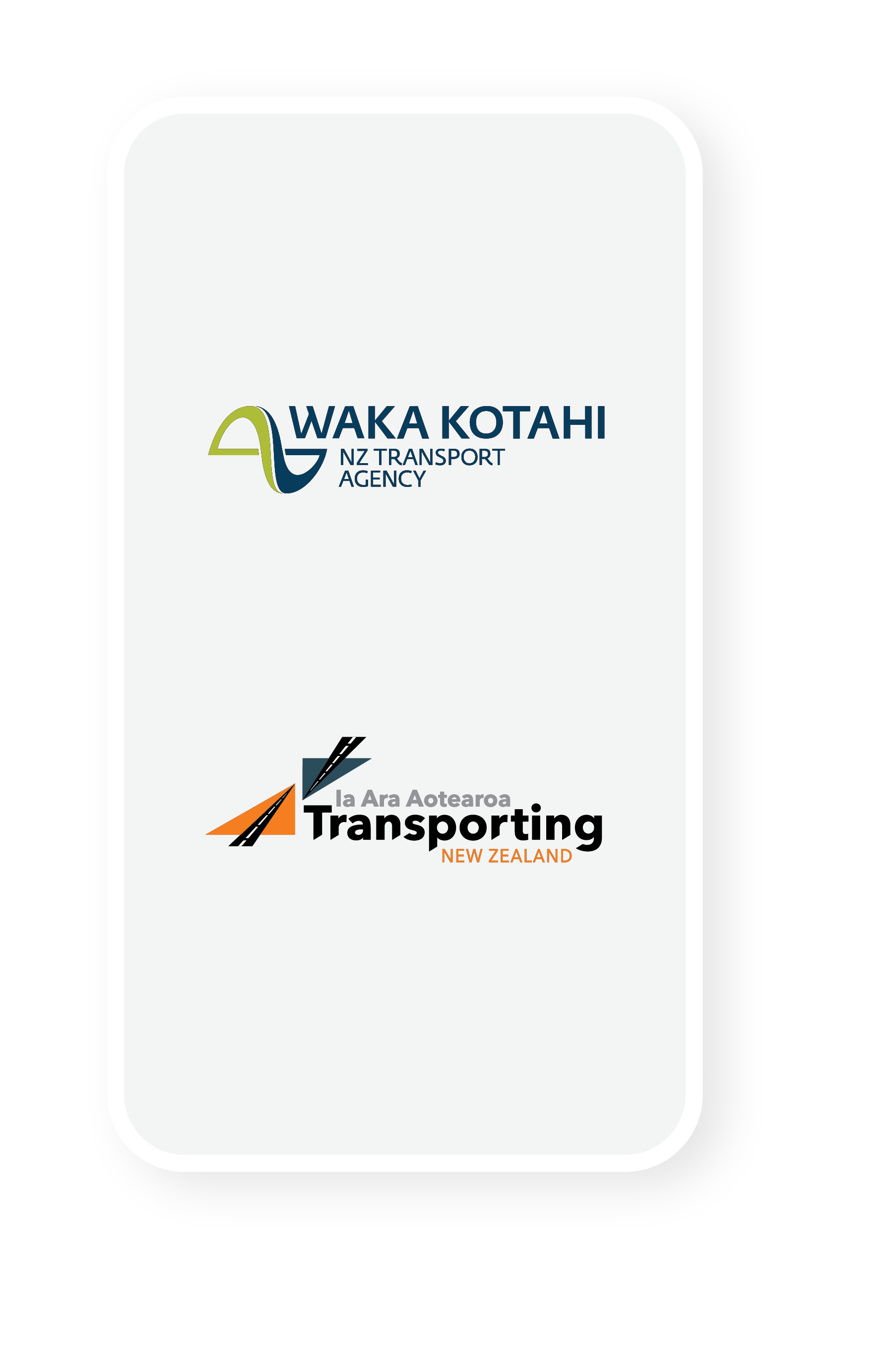 Waka Kotahi and Aotearoa Transporting Logo